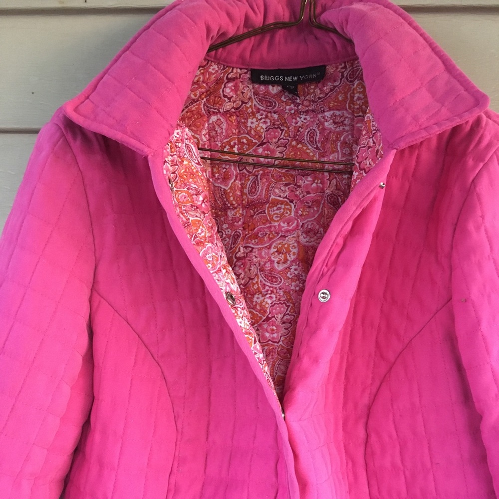 Woman’s Hot Pink light quilted jacket